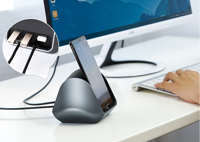 绿联华为P20投屏助手，手机投屏Type-C扩展坞